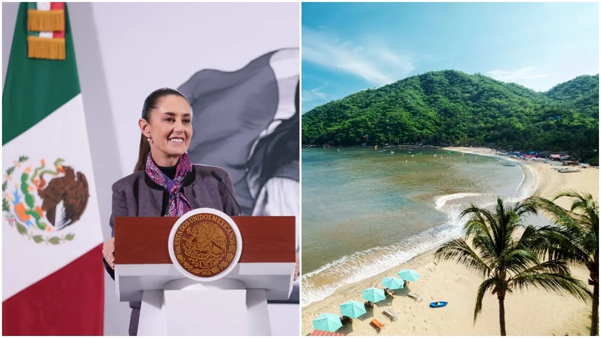 Desarrollos inmobiliarios impiden el acceso público a playas en Jalisco y Nayarit, denuncia Sheinbaum