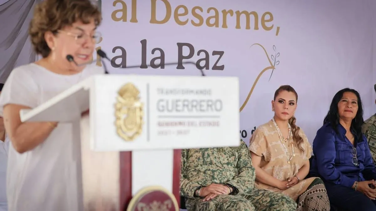 Encabeza Evelyn Salgado el inicio del programa “Sí al Desarme, Sí a la Paz” en Acapulco