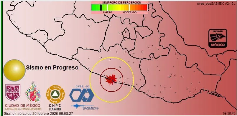 Sismo de magnitud 4.2 se registra en costas de Guerrero