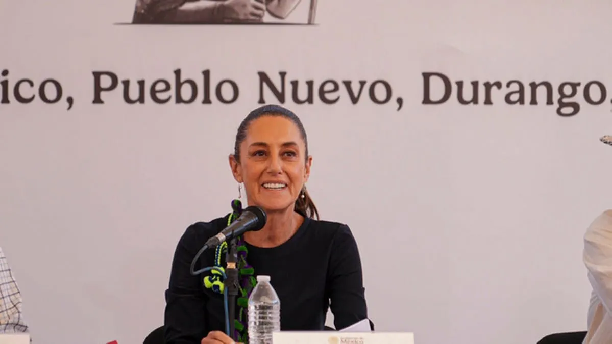 'Queremos para México un verdadero sistema de justicia que funcione' dice Sheimbaum en Durango