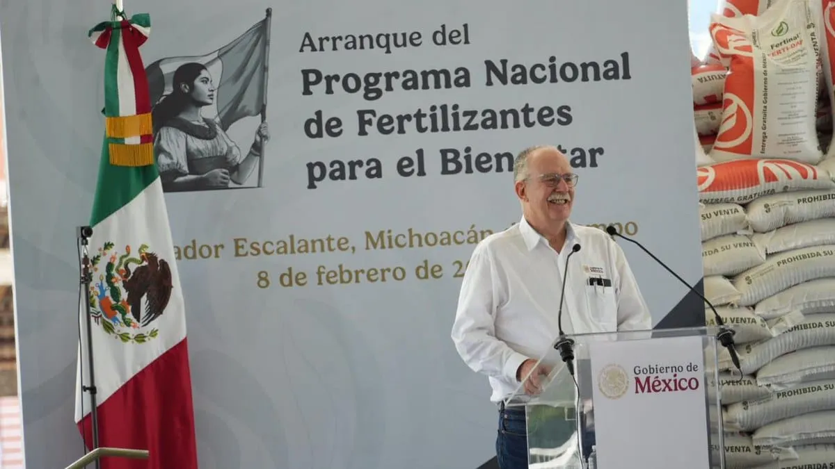 Fertilizantes para el Bienestar pone fin a 40 años de abandono al campo, dice Julio Berdegué
