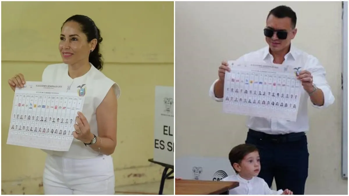 Ecuador se perfila para una segunda vuelta electoral entre Noboa y Luisa González