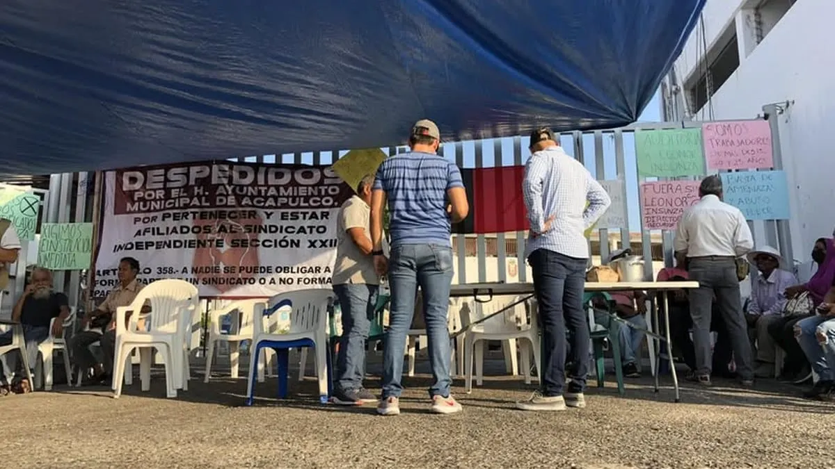 Líderes del SUSPEG condenan toma de oficinas del ayuntamiento de Acapulco para impedir pago de nómina