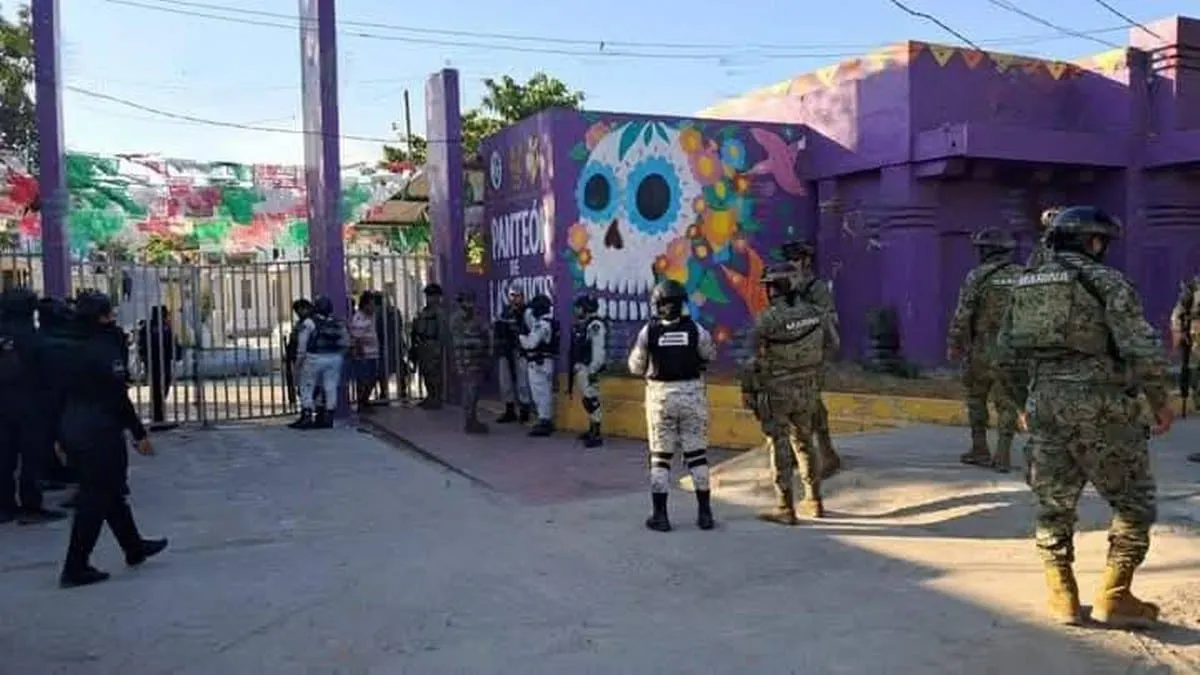 Hombre resulta herido a balazos en el Panteón de Las Cruces en Acapulco
