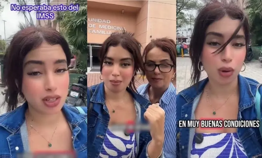 Influencer cubana elogia atención del IMSS y genera debate en redes sociales