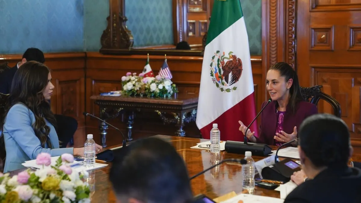 Claudia Sheinbaum se reúne con Kristi Noem para tratar seguridad