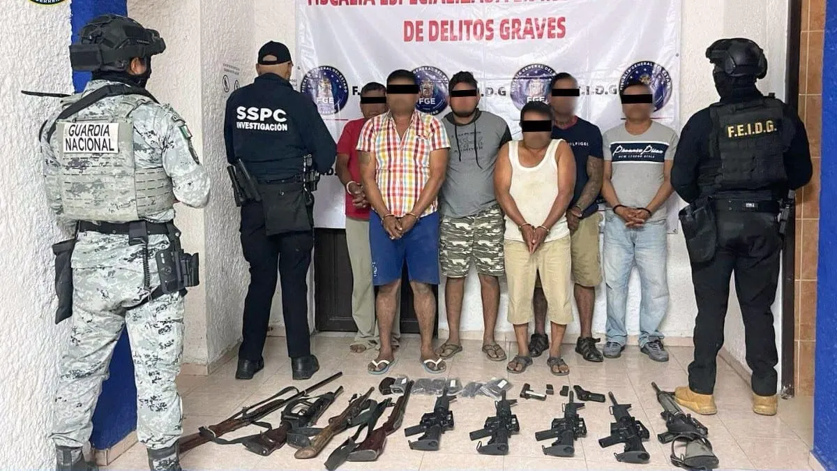 Detienen a seis por desplazamiento forzado en Tlayolapa, Guerrero