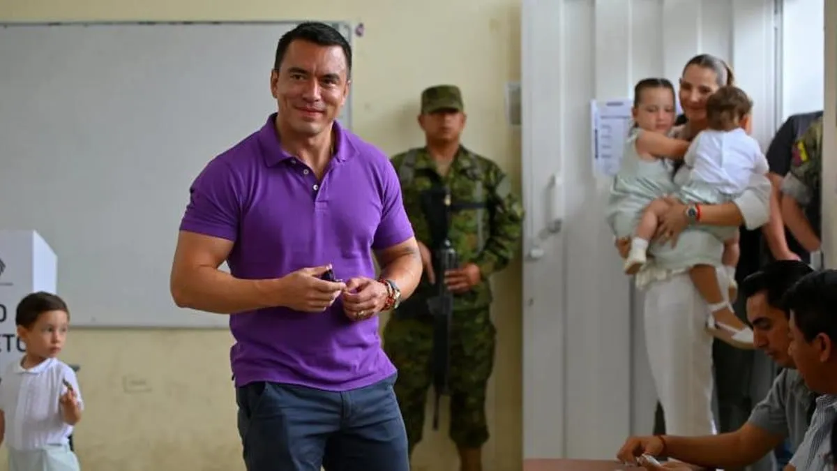 Ecuador: Noboa se impone a Luisa González en segunda vuelta; logra el 55.83% de votos