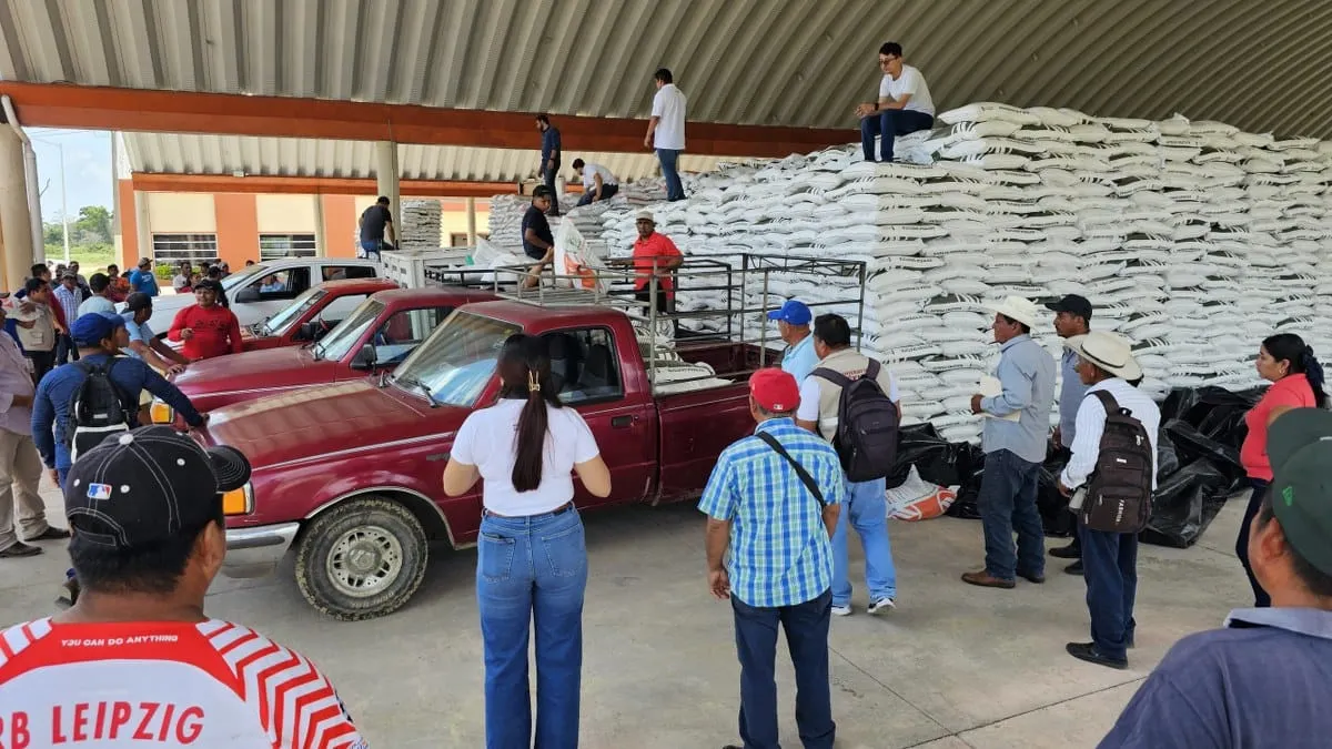 Sader inicia la entrega de Fertilizantes para el Bienestar 2025 en Tabasco
