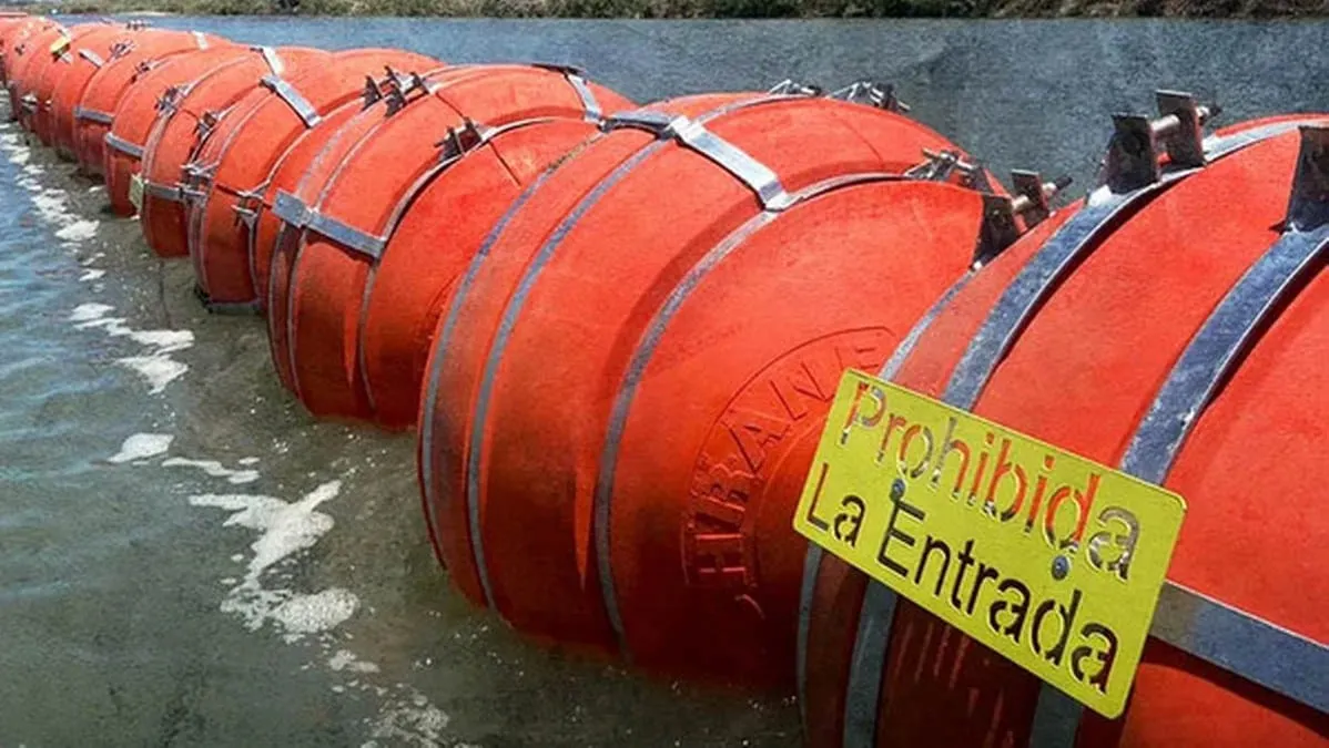 Gobierno de Trump instalará un 'muro' de boyas flotantes contra migrantes sobre el Río Bravo