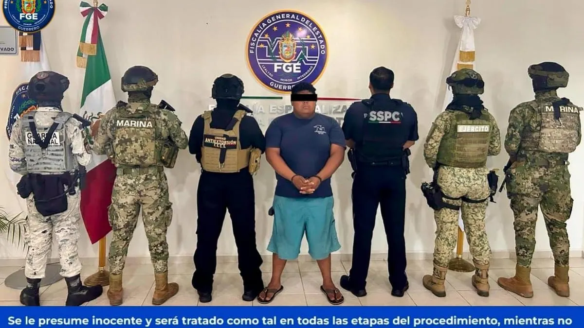 Cae por extorsión 'El Chambitas', presunto líder criminal en Acapulco