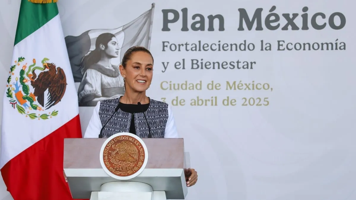 Sheinbaum lanza "Plan México" para fortalecer economía nacional ante aranceles
