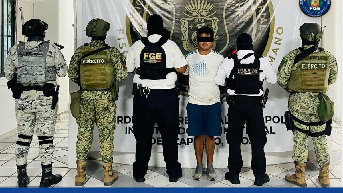 Detienen a presunto responsable de homicidio de policía municipal en Acapulco