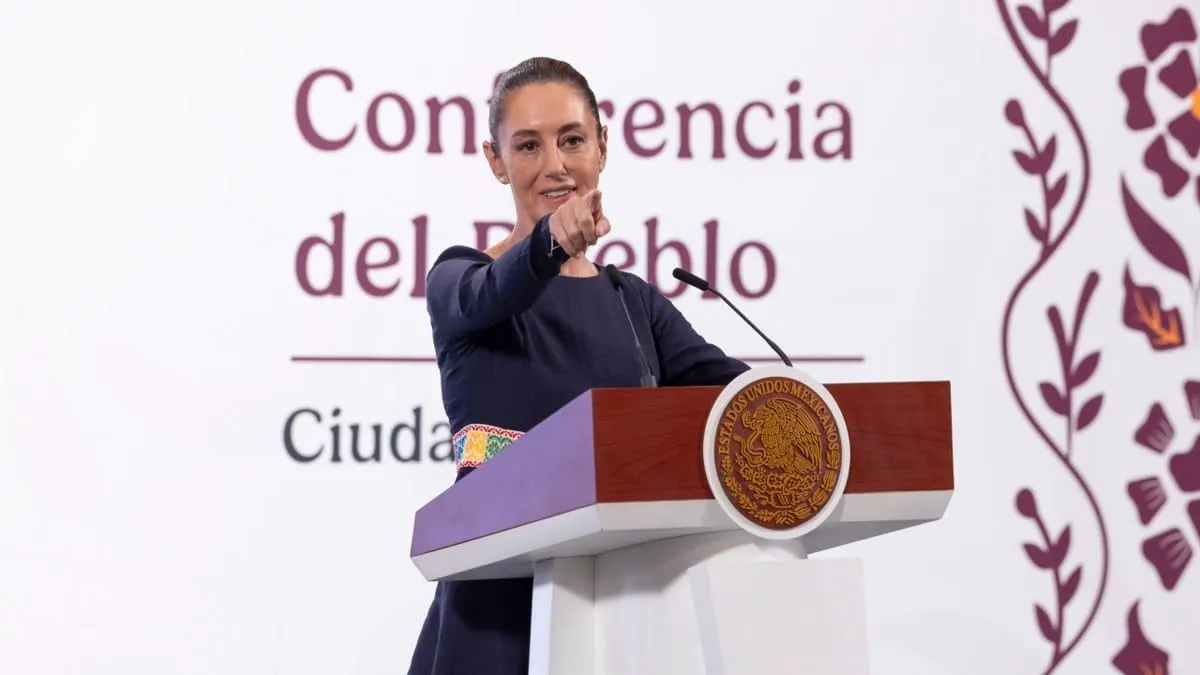 Claudia Sheinbaum evade provocación.