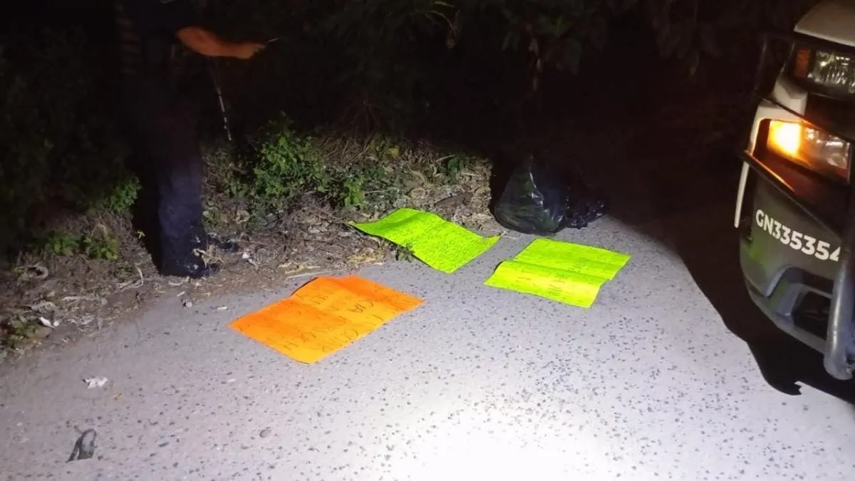 El primer hallazgo ocurrió en la calle Nicolás Bravo.