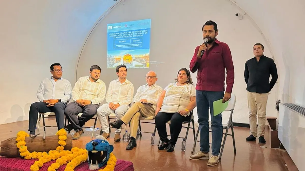 Rehabilitan espacios del Museo Histórico de Acapulco afectados por Otis