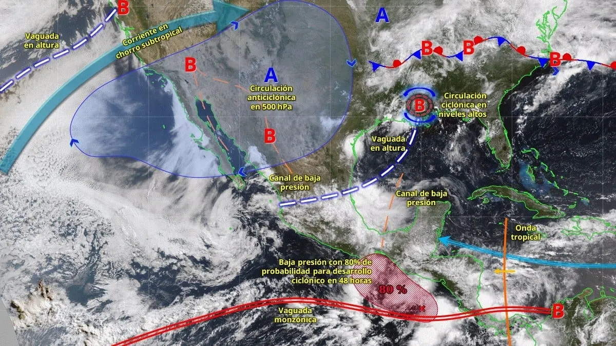 Tormenta tropical Erick se convertirá en huracán tipo 1; amenaza a Guerrero y Oaxaca