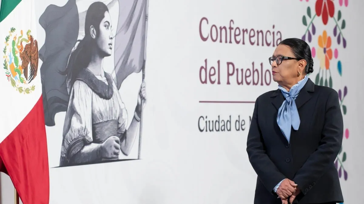 Secretaria de Gobernación, Rosa Icela Rodríguez.