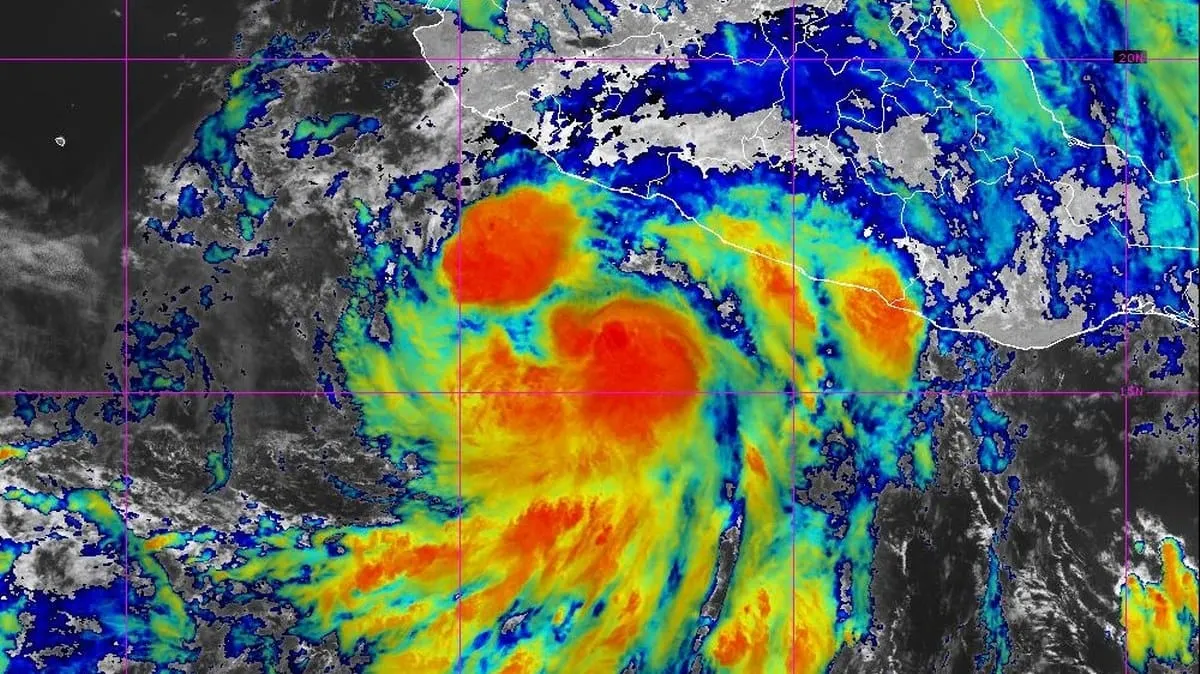 Hoy se vuelve huracán Flossie, advierten; provoca lluvias desde Oaxaca hasta Jalisco