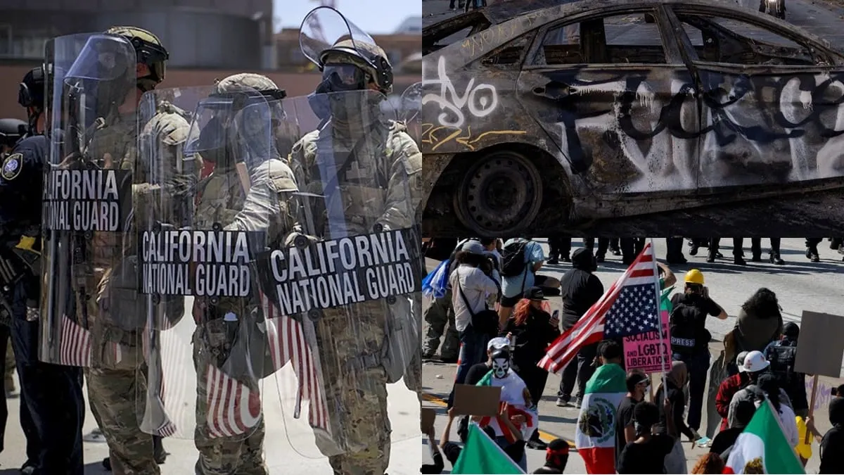 Disturbios en Los Ángeles.