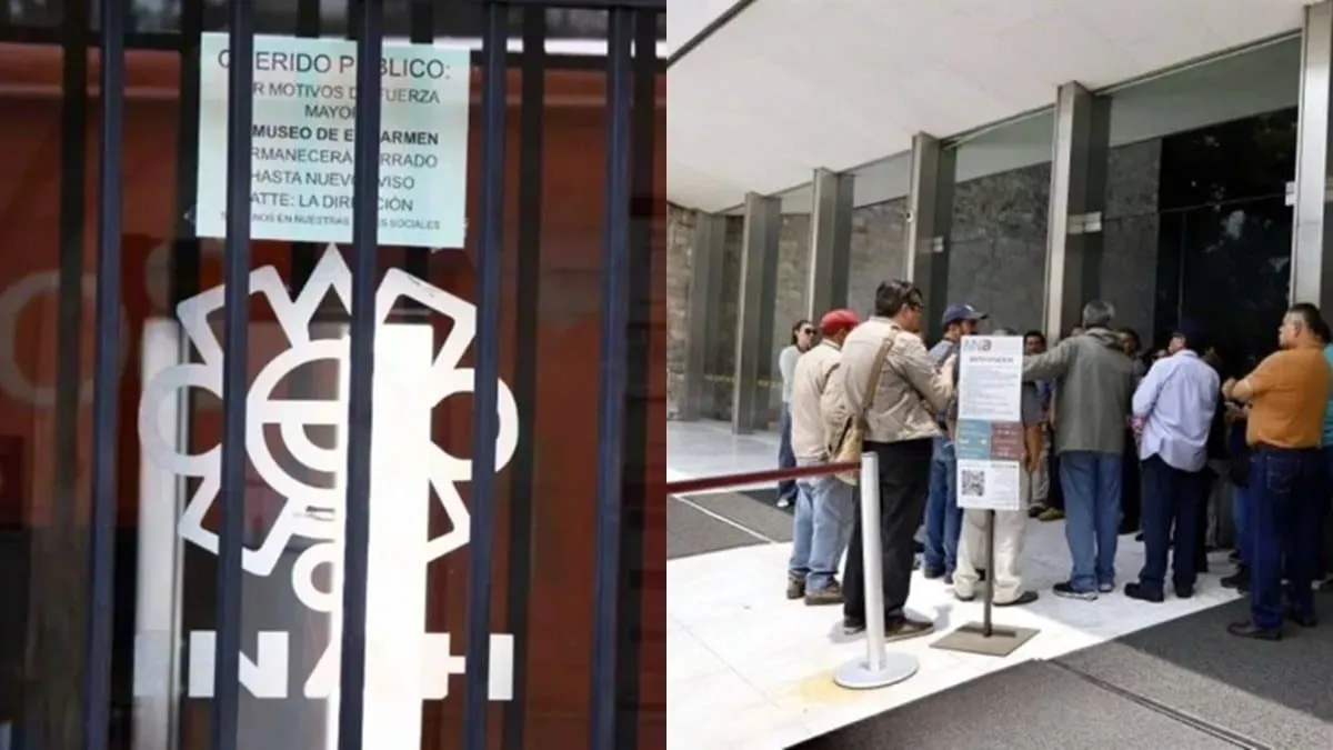 Museos cerrados por falta de seguridad.