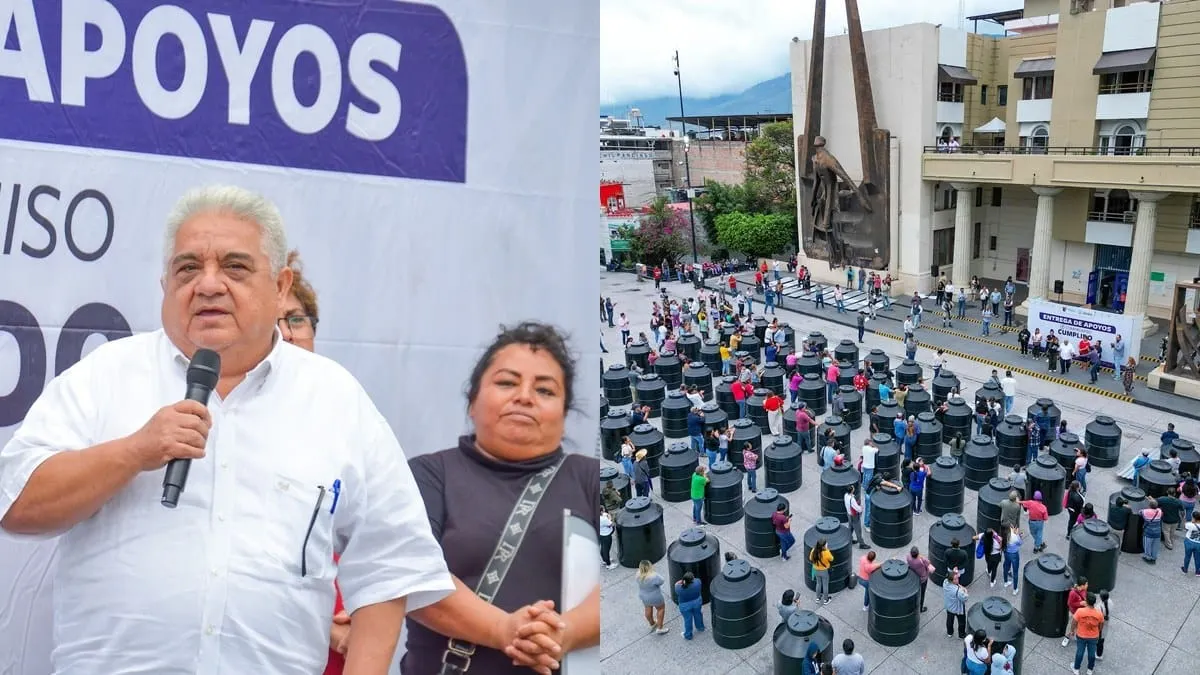 Presidente municipal Gustavo Alarcón Herrera.