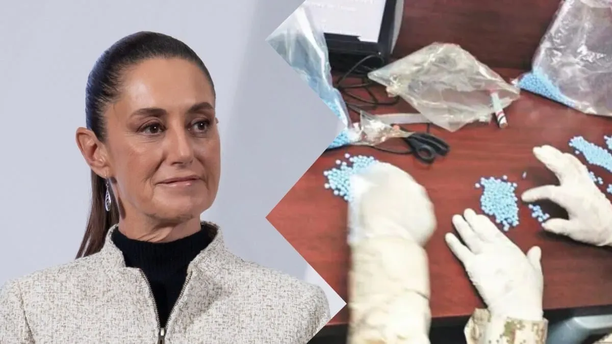 Tráfico de fentanilo a EU se ha reducido al 50%, asegura Claudia Sheinbaum