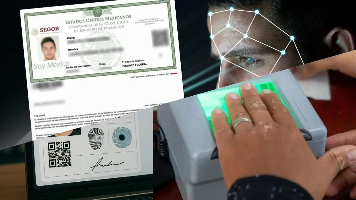 ¿Qué es la CURP biométrica?  ¿Qué datos incluirá? ¿Cuándo entrará en vigor?, aquí te lo decimos