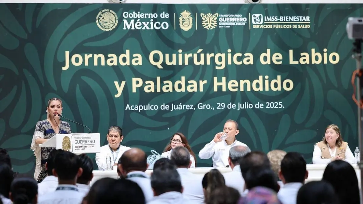 Evelyn Salgado anuncia jornada quirúrgica para menores con labio leporino y paladar hendido en Acapulco