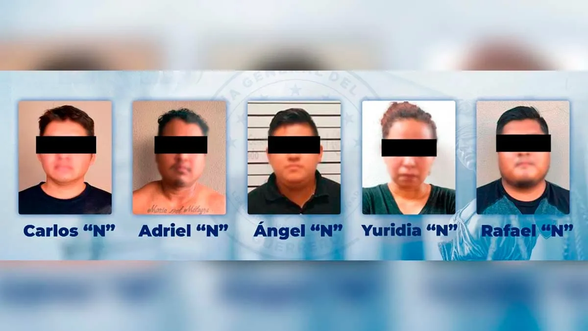 Dan 60 años de prisión a cinco personas por secuestro en Chilpancingo
