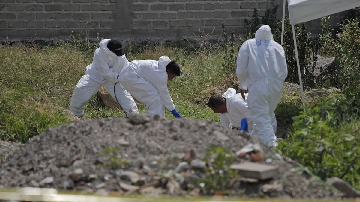 Guanajuato: cementerio clandestino; hallan 32 cuerpos en una fosa; 15 ya han sido identificados