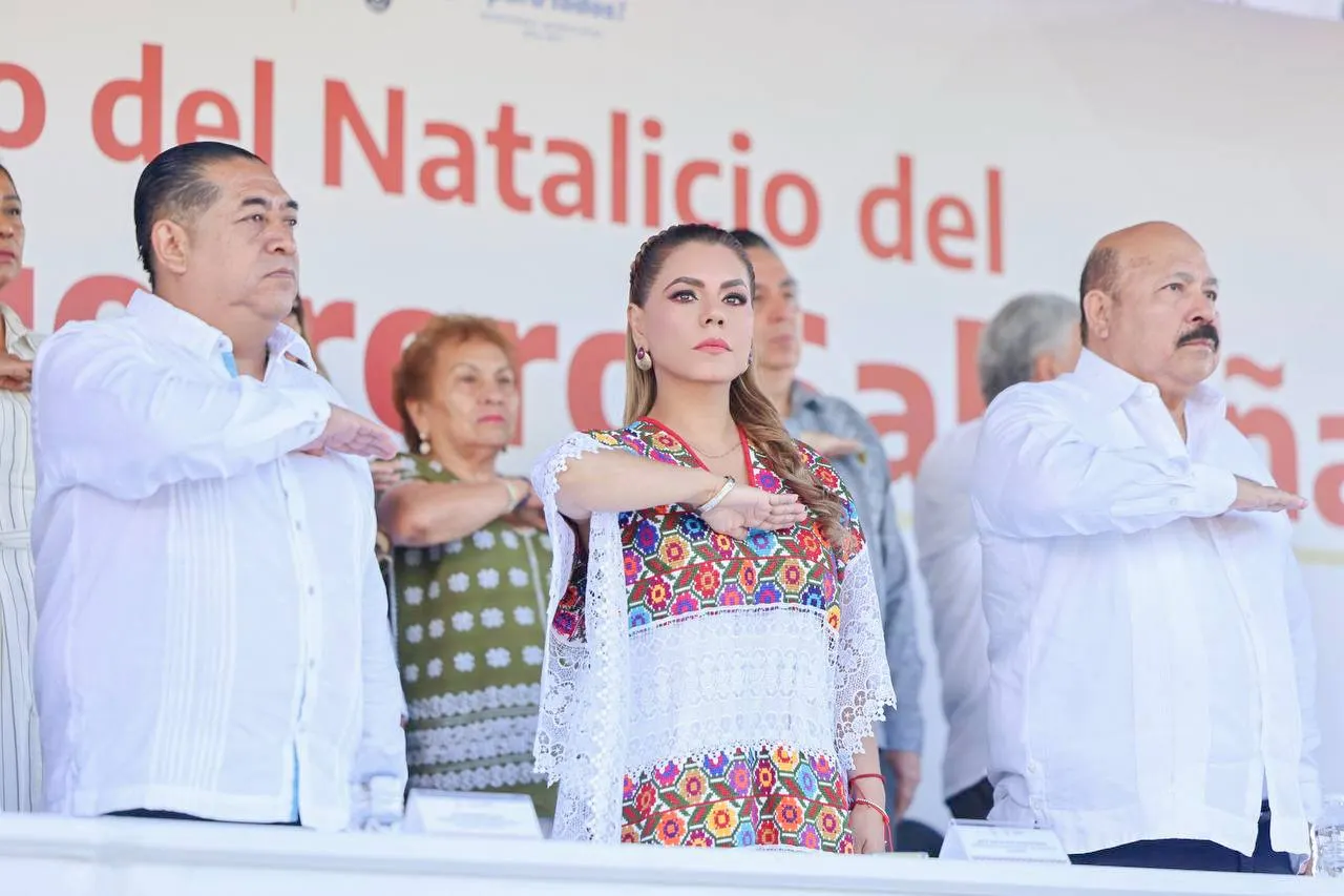 Evelyn Salgado llama a preservar legado de Vicente Guerrero en aniversario 243 de su natalicio