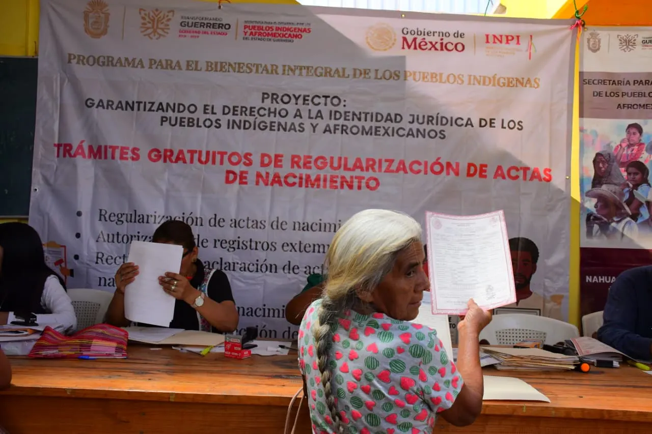 Gobierno de Guerrero llevará trámites de identidad gratuitos a San Nicolás y Cuajinicuilapa