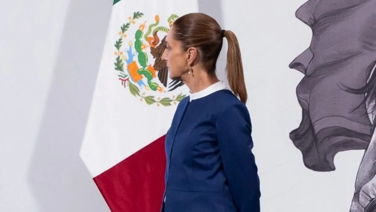 "Ella vive en México, ya lo respondió", dice Sheinbaum sobre falso cambio a España de Gutiérrez Müller