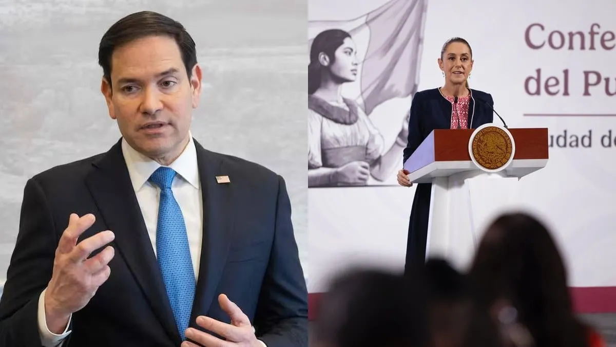 Marco Rubio, secretario de Estado de EU, llega a México el 3 de septiembre, anuncia Sheinbaum