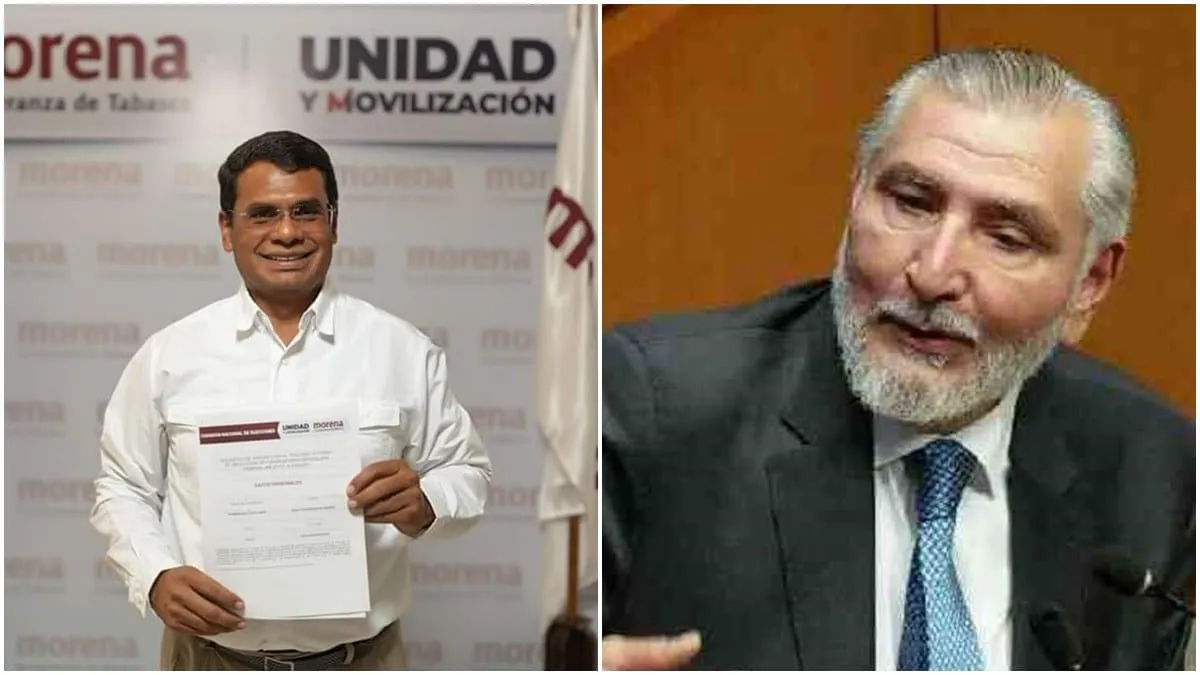 Líder de Morena en Tabasco urge que Adán Augusto López 'procese' si deja la senaduría