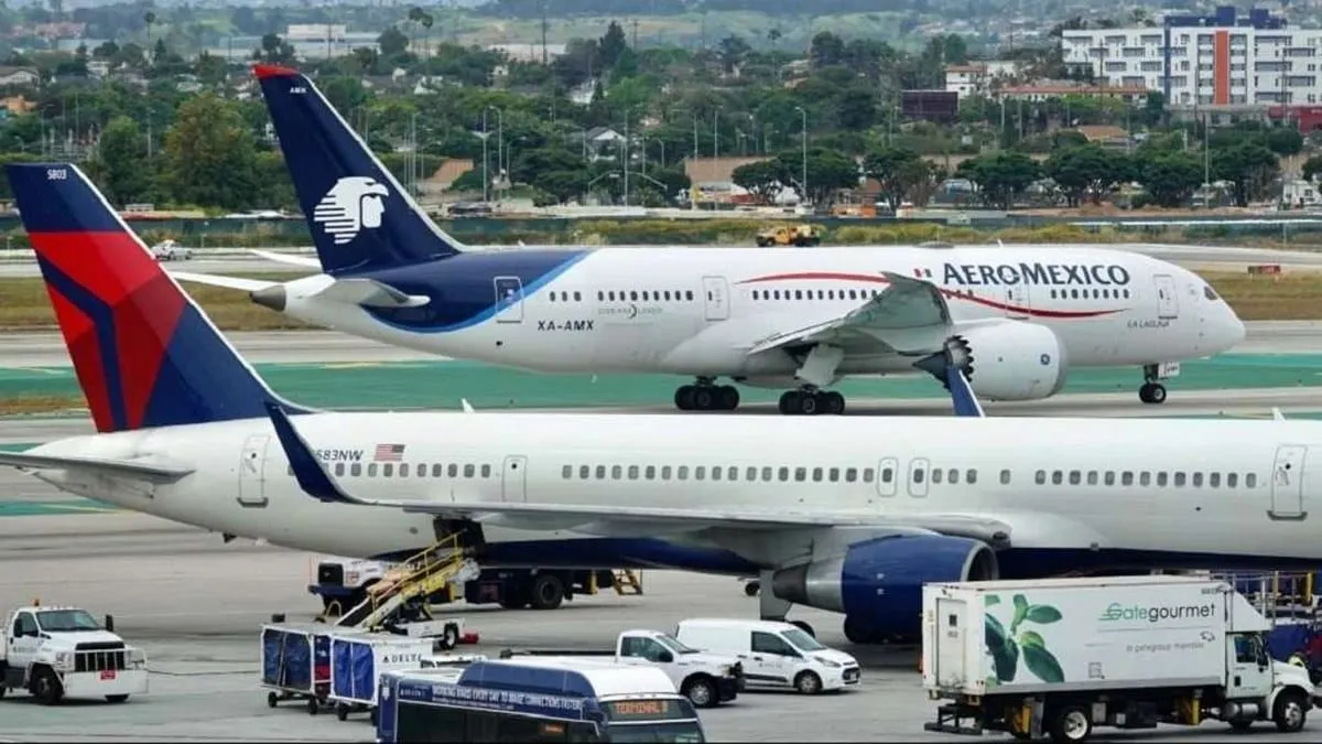 La ofensiva de Trump contra la aviación mexicana; exige disolver la alianza Delta-Aeroméxico