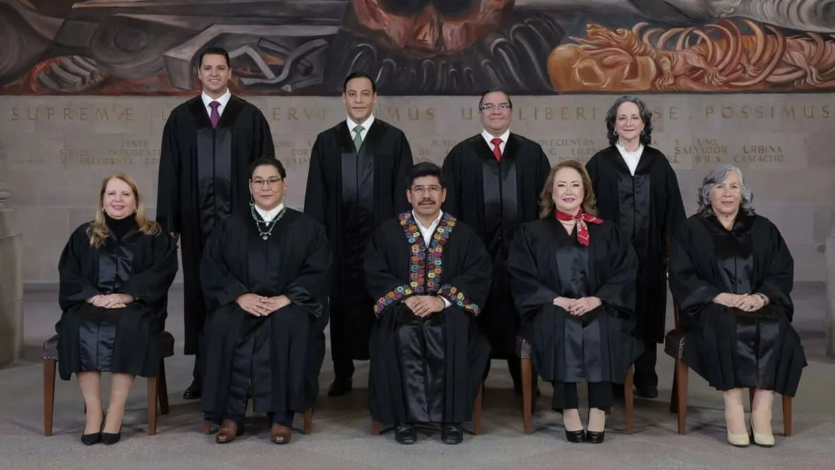 Difunden fotografía oficial de los nuevos ministros que integran la SCJN; hoy tomarán protesta