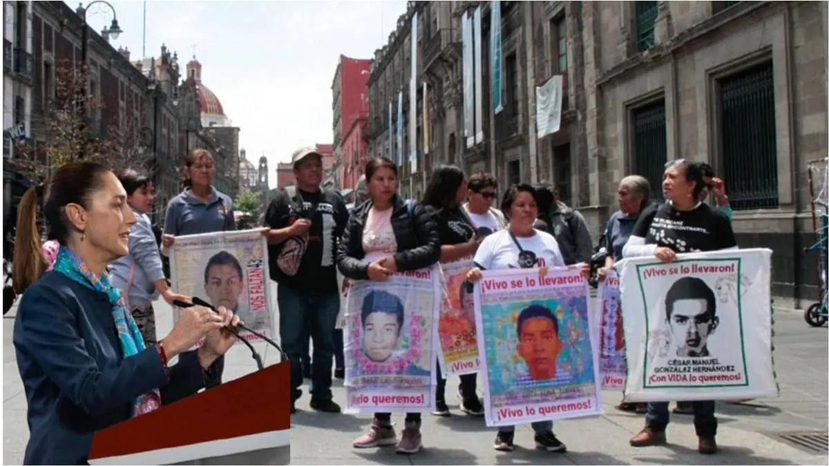 Estancado: Padres de los 43 de Ayotzinapa critican falta de avances tras reunión con Sheinbaum