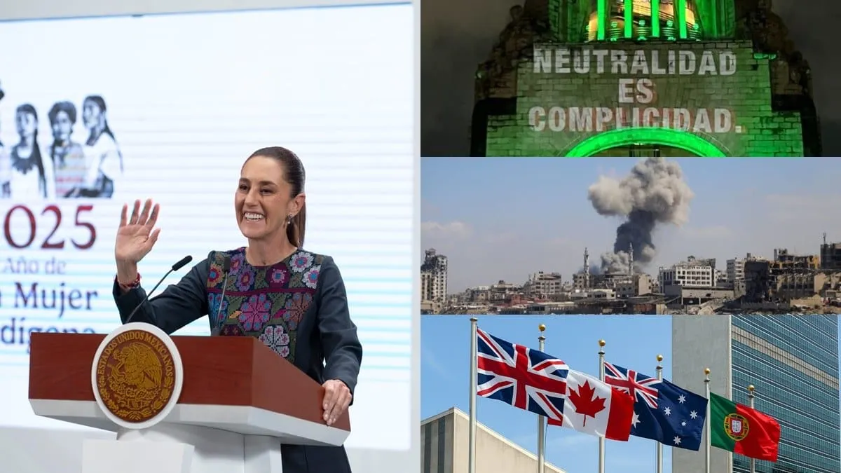 México: entre la neutralidad y la complicidad, la crítica a la postura de Sheinbaum frente al "genocidio" en Gaza