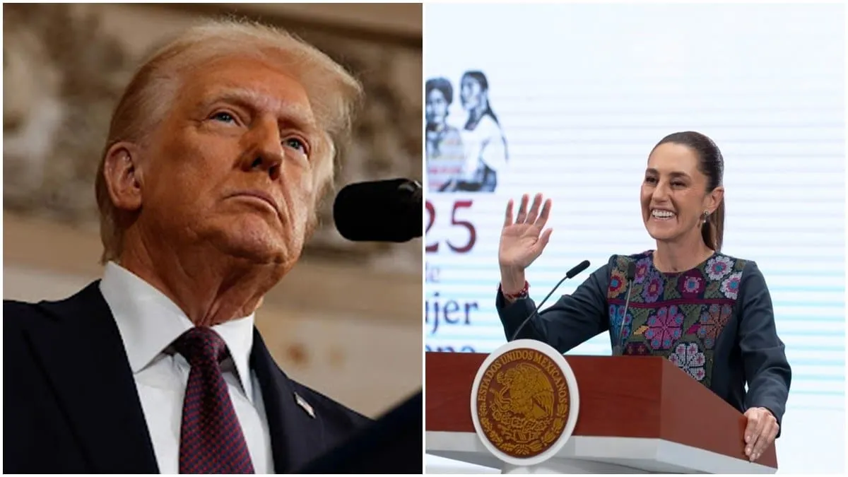 Doble mensaje de Trump a Sheinbaum: elogios por la cooperación y exigencias para combatir al narco