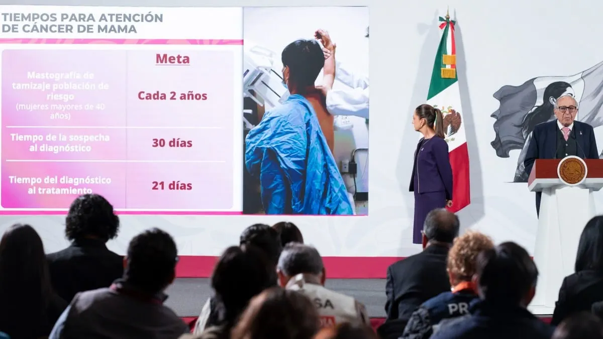 Sheinbaum anuncia 8 mil millones contra el cáncer de mama: comprará 1,000 mastógrafos para salvar vidas de mujeres