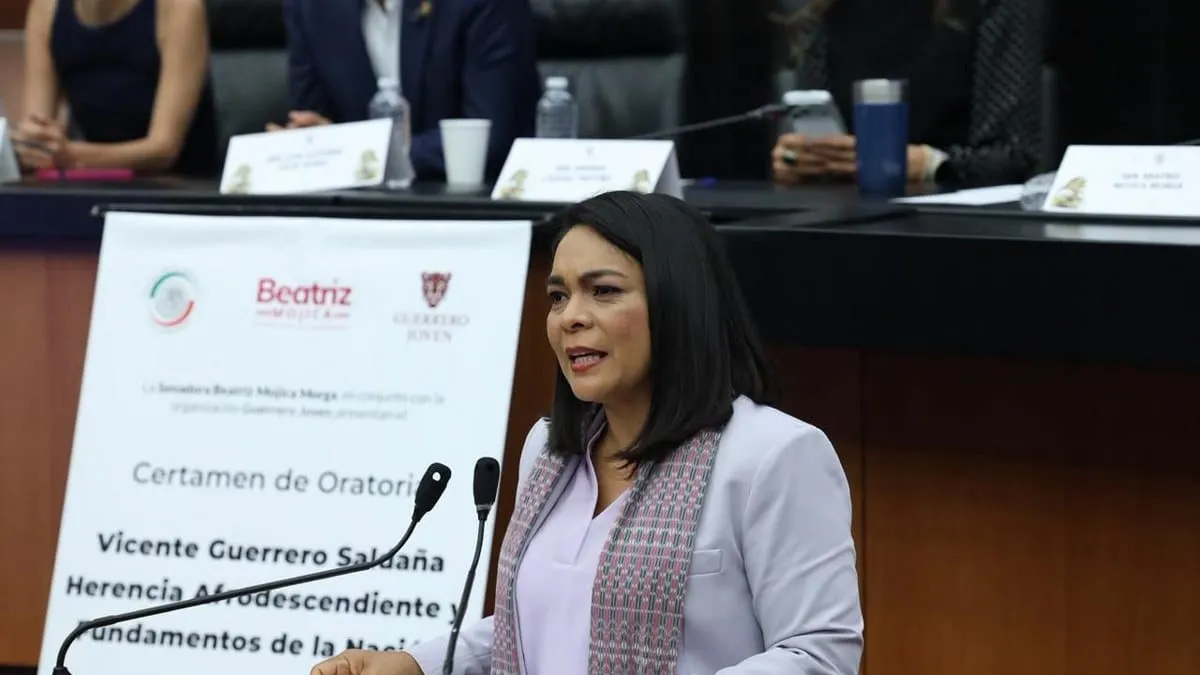 Beatriz Mojica impulsa certamen de oratoria sobre Vicente Guerrero en el Senado