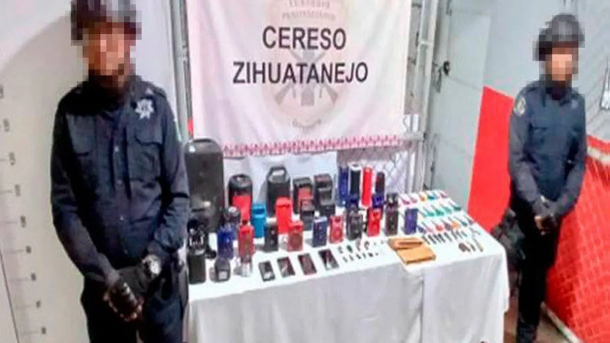 Aseguran armas hechizas, droga y celulares en el CERESO de Zihuatanejo