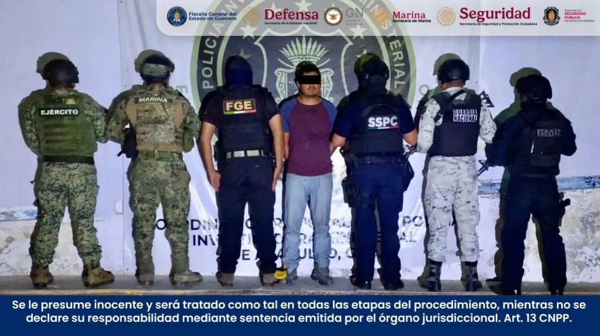 Detienen en Acapulco a presunto homicida que atacó con arma blanca a un hombre