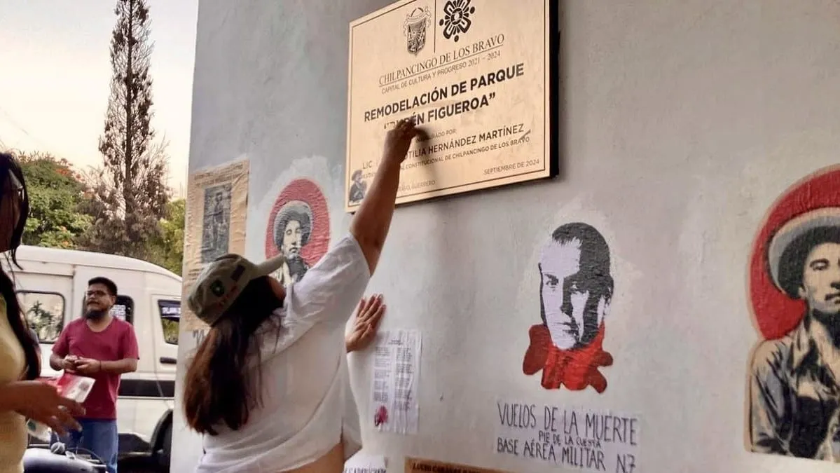 Borran nombre de Rubén Figueroa y rebautizan parque como Lucio Cabañas en Chilpancingo