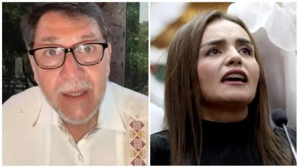 Noroña llama “fascista” a Grecia Quiroz y asegura que busca la gubernatura tras el crimen de su esposo