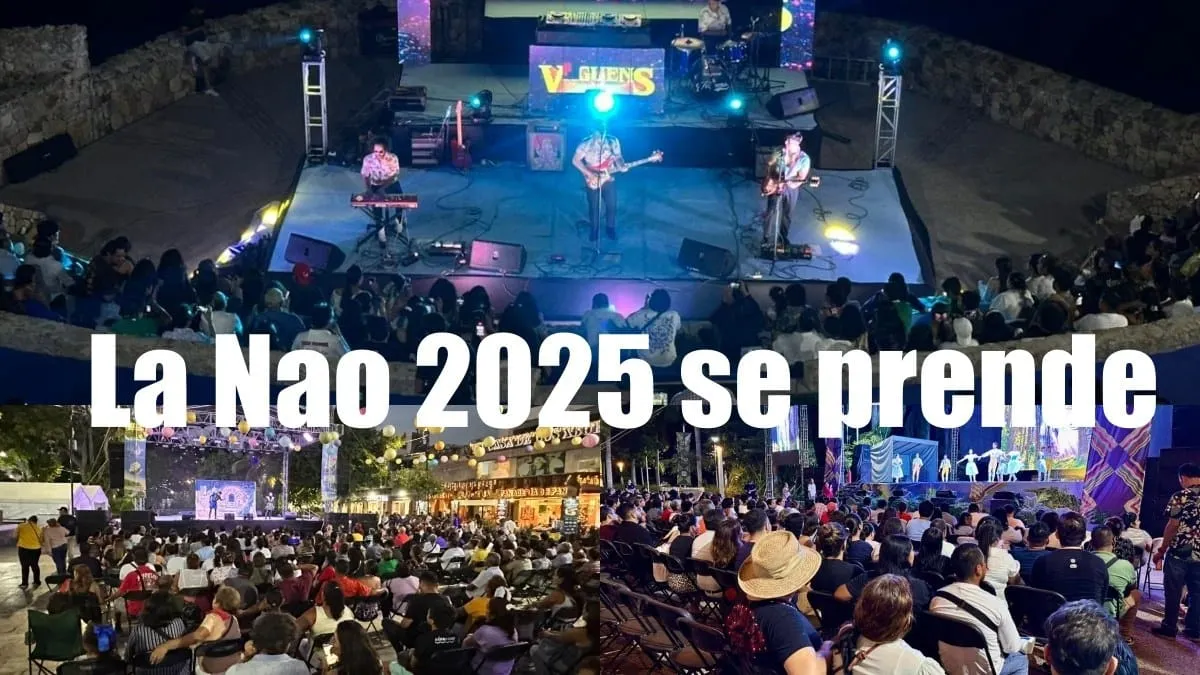 La Nao 2025 se enciende: 'Los Vaguens' llenan de ritmo Sinfonía del Mar en Acapulco