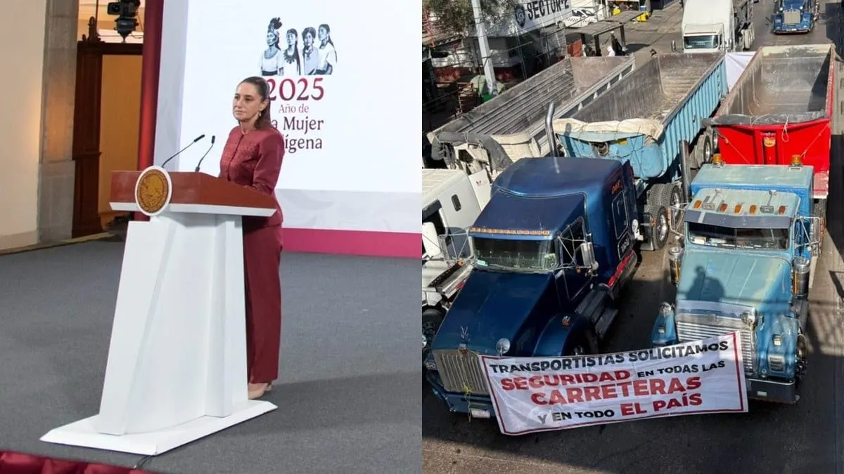 Sheinbaum se defiende: dice que no hay 'pleito' con bloqueos, insiste en que hay diálogo