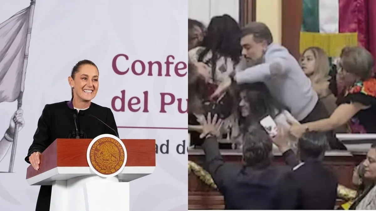 Sheinbaum condena la violencia en el Congreso capitalino y llama a frenar el “espectáculo” político